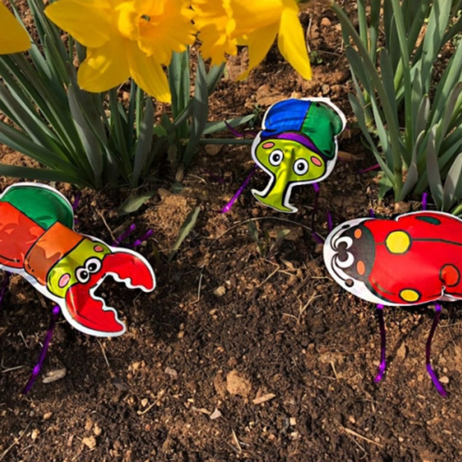 노리프렌즈 만들기재료 - 컬러룬 곤충 만들기 12개입 체험 색칠공부 색칠풍선