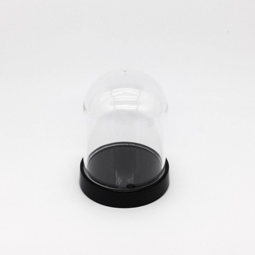노리프렌즈 만들기재료 - 미니어처 원형 돔케이스 하드 플라스틱 원기둥 돔케이스