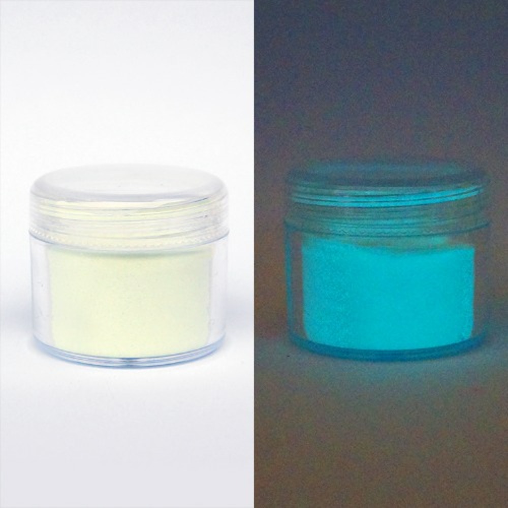 노리프렌즈 만들기재료 - 야광가루 블루발색 용기포함약37g (가루 약20g ) 공예재료