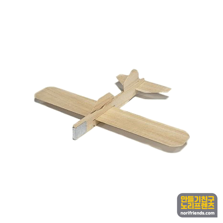 노리프렌즈 만들기재료 - 나무글라이더 만들기키트 장난감 비행기 조립 공예재료