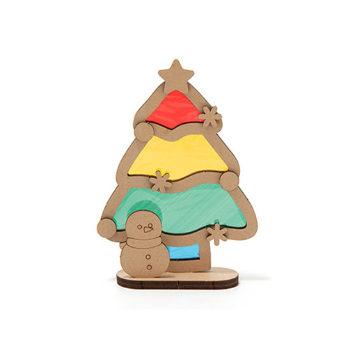 노리프렌즈 만들기재료 - 셀로판지 썬캐쳐 성탄트리 만들기 재료 색깔놀이 민화샵 모자이크