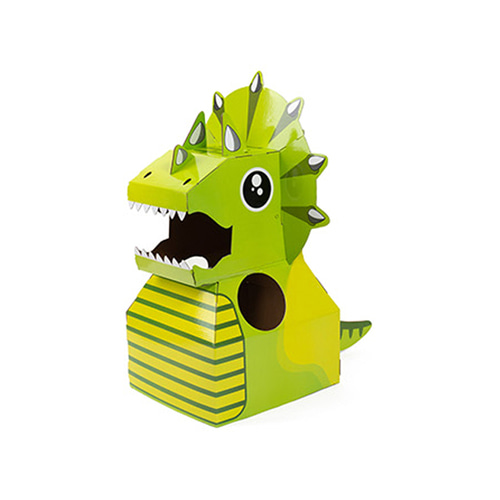 노리프렌즈 만들기재료 - 종이 박스옷 트리케라톱스 공룡 민화샵 만들기 어린이 집콕 놀이