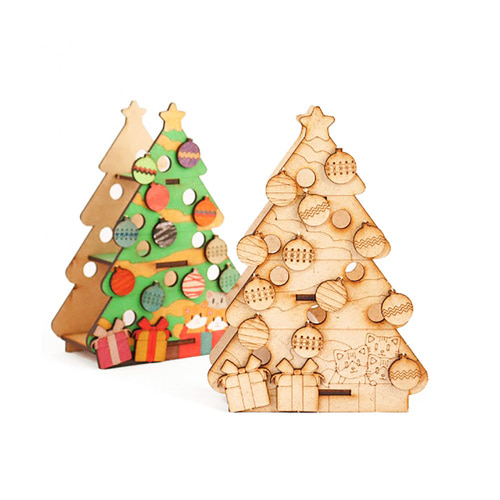 노리프렌즈 만들기재료 - 나무 작품 크리스마스 오너먼트 트리 DIY 성탄절 만들기