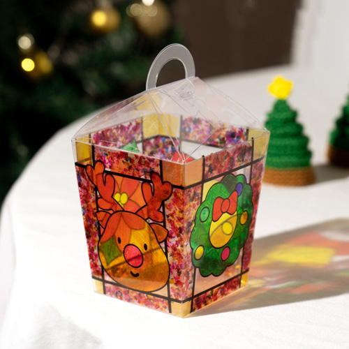노리프렌즈 만들기재료 - 크리스마스 썬캐처 무드등 DIY 만들기 어린이 미술 소품 패키지