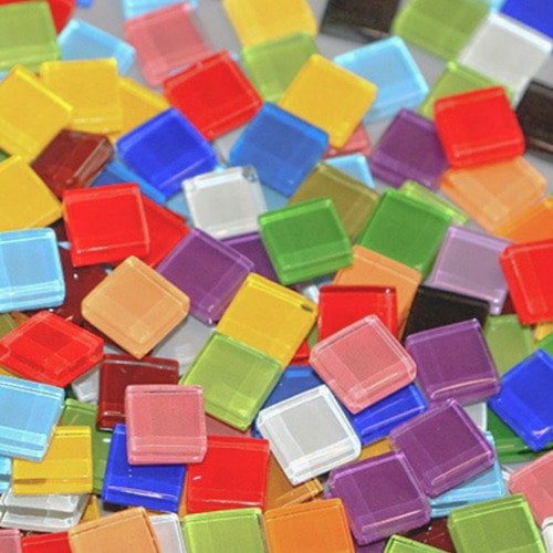 노리프렌즈 만들기재료 - 사각 타일조각 1호 약100g 타일공예 만들기 재료