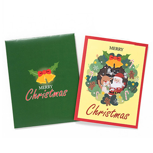 노리프렌즈 만들기재료 - 스노우볼 크리스마스 리스 카드 만들기