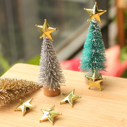 노리프렌즈 만들기재료 - 입체 오각별 대형3cm 크리스마스 트리 꾸미기 재료