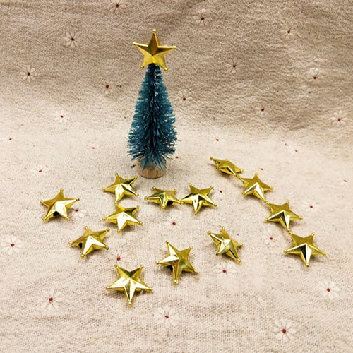 노리프렌즈 만들기재료 - 입체 오각별 소형2cm 크리스마스 트리 꾸미기 재료