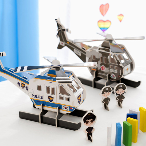 노리프렌즈 만들기재료 - 폼보드 헬리콥터 조립 미니어쳐 장난감 비행기 만들기