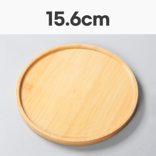 노리프렌즈 만들기재료 - 대나무컵받침 원형 15.6cm 타일공예 만들기 재료