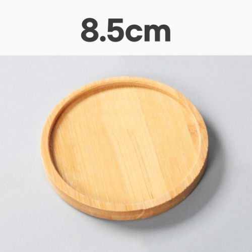 노리프렌즈 만들기재료 - 대나무컵받침 원형 8.5cm 타일공예 만들기 재료
