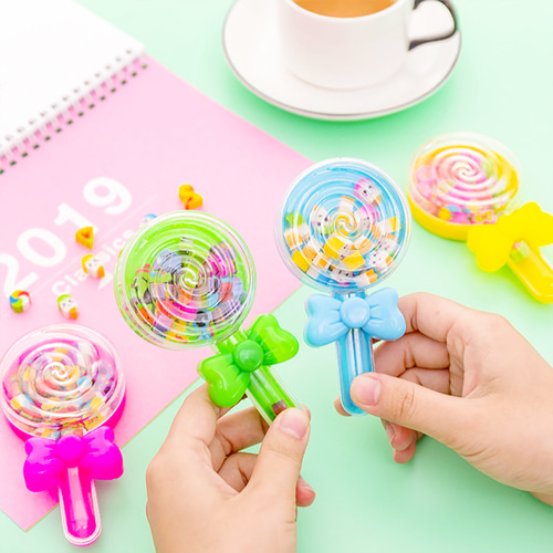노리프렌즈 만들기재료 - PVC케이스 롤리팝캔디 사탕포장 선물상자