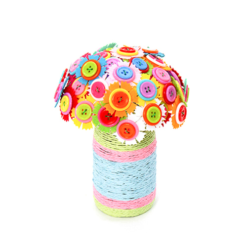 노리프렌즈 만들기재료 - 펠트공예 꽃병 카네이션 만들기 장식 소품 집콕놀이