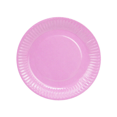 노리프렌즈 만들기재료 - 공예용 종이접시 분홍 만들기 재료 종이접기
