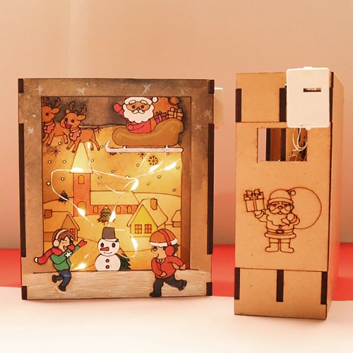 노리프렌즈 만들기재료 - 나무도안판 스토리북 만들기 공예 재료