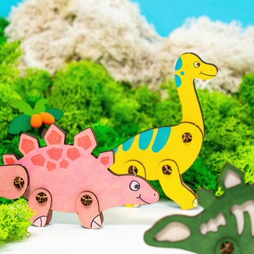 노리프렌즈 만들기재료 - 공룡화석놀이 움직이는 장난감 만들기 키트