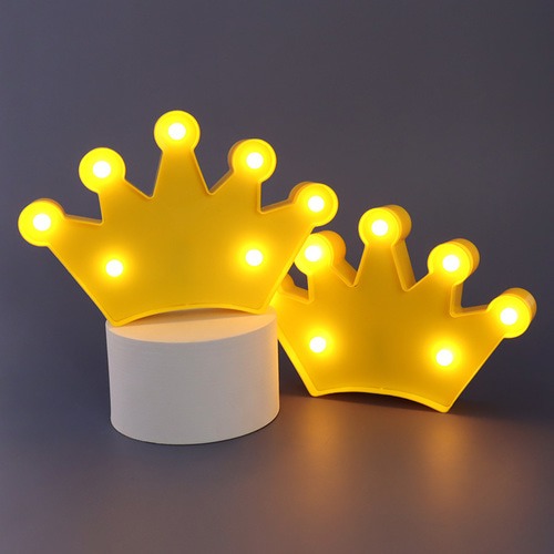 노리프렌즈 만들기재료 - LED 마퀴라이트 왕관 무드등 조명 공예재료