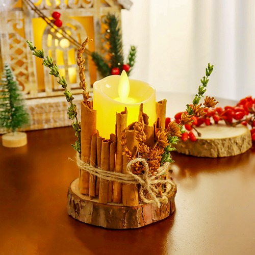 노리프렌즈 만들기재료 - 시나몬촛불 오브제 5인용 만들기 패키지 공예 재료