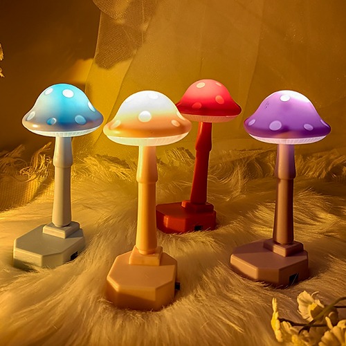 노리프렌즈 만들기재료 - LED탁상램프 버섯조각받침 무드등 공예 재료