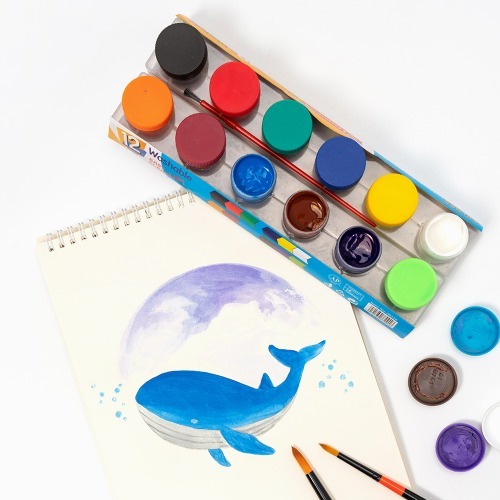 노리프렌즈 만들기재료 - 포스터물감세트 미술용품 채색도구 공예 재료