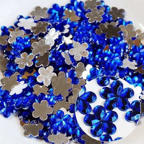 노리프렌즈 만들기재료 - 단면비즈방울꽃 파랑 약5000개