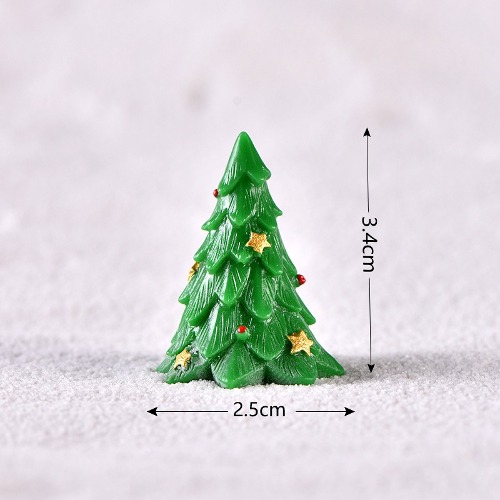 노리프렌즈 만들기재료 - 미니어처 크리스마스 트리 약2.5X3.4cm MI1952-9