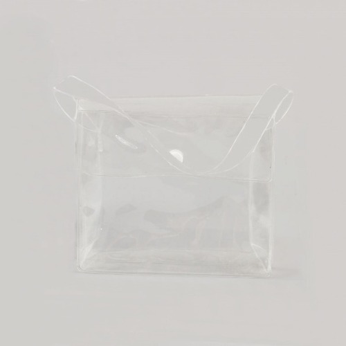 노리프렌즈 만들기재료 - 투명가방 사각 똑딱단추 약100개 약14X13X4.5cm 공예재료
