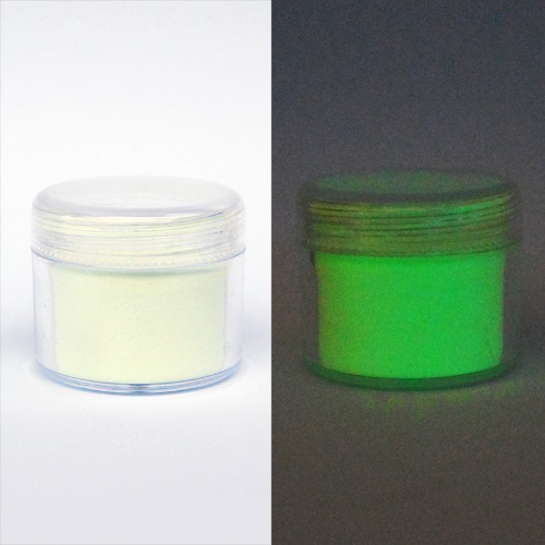 노리프렌즈 만들기재료 - 야광가루 그린발색 용기포함약37g (가루 약20g ) 공예재료