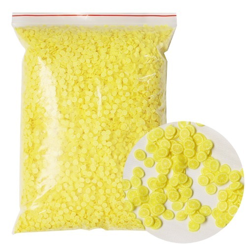 노리프렌즈 만들기재료 - 토핑 폴리머파츠 레몬 약200g