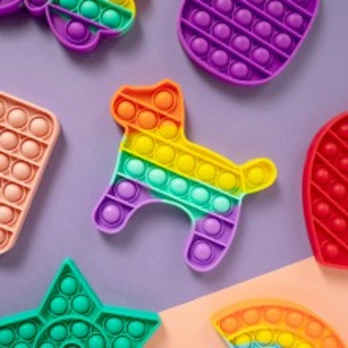 노리프렌즈 만들기재료 - 푸쉬팝 실리콘뽁뽁이 장난감 버블푸시팝 팝잇