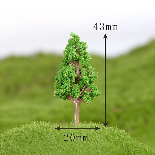 노리프렌즈 만들기재료 - 미니어처 나무 C0552 나무T1 (초록)