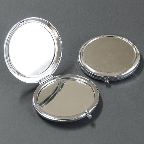 노리프렌즈 만들기재료 - 금속케이스 05 원형 양면 손거울 대 7cm