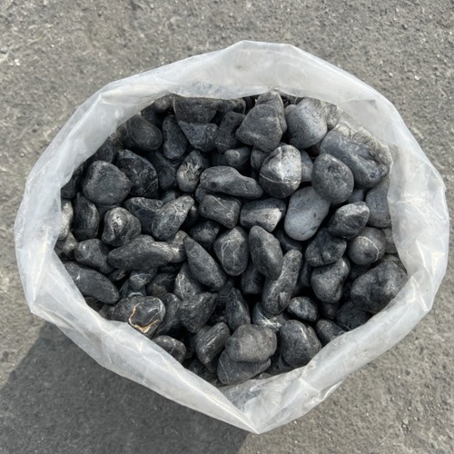 노리프렌즈 만들기재료 - 해미석 흑색 약3~4cm 약1kg 정원자갈 조경석 공예재료