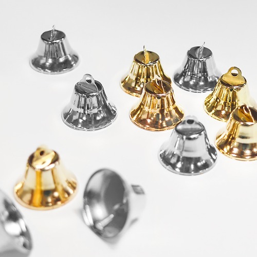 노리프렌즈 만들기재료 - 금은종 원형추 20mm 약50개 방울장식 공예재료