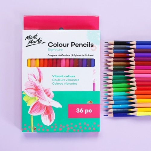 노리프렌즈 만들기재료 - 몽마르트 색연필 36색세트 색칠용품 미술재료
