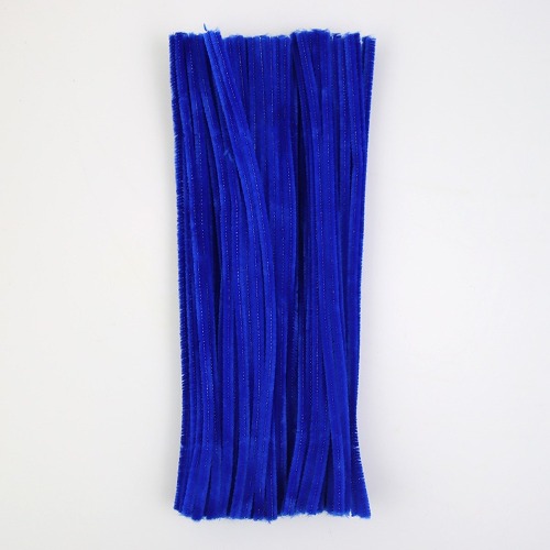노리프렌즈 만들기재료 - 보송가는줄모루 파랑 30cm 100줄 공예재료