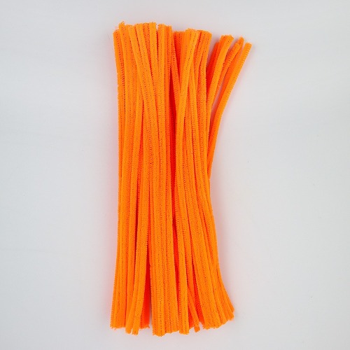 노리프렌즈 만들기재료 - 보송가는줄모루 오렌지 30cm 100줄 공예재료