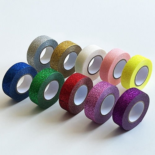 노리프렌즈 만들기재료 - 반짝이 스티커 (12색 택1)