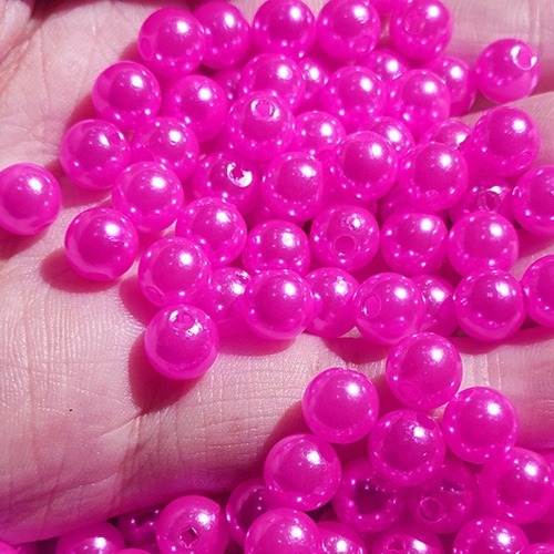 노리프렌즈 만들기재료 - (소포장) 진주구슬 로즈 핑크 MA-108 (3종 택1) 50g