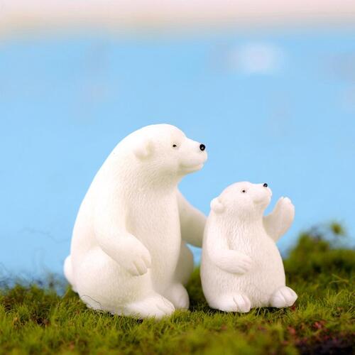 노리프렌즈 만들기재료 - 미니어처 북극곰 C0238 (2종 택1)