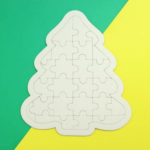 노리프렌즈 만들기재료 - 종이퍼즐[나무] 1개
