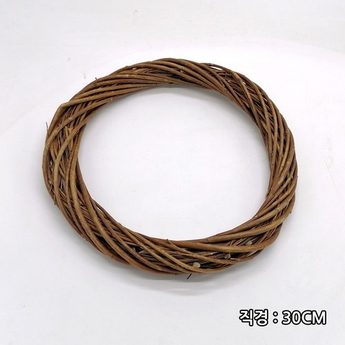 노리프렌즈 만들기재료 - 로맨틱 원형리스 얇은 줄기 브라운 버드나무 (30cm)