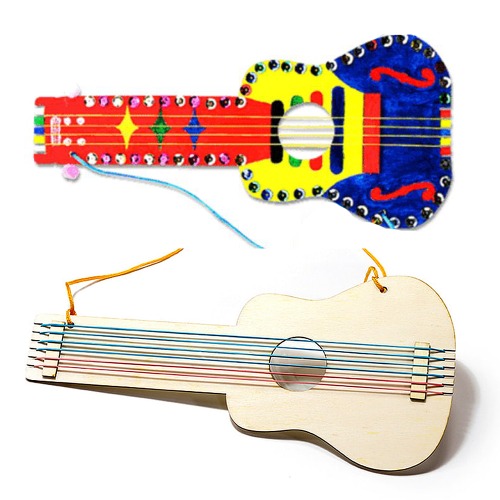 나무통기타 만들기 조립 장난감 나무악기